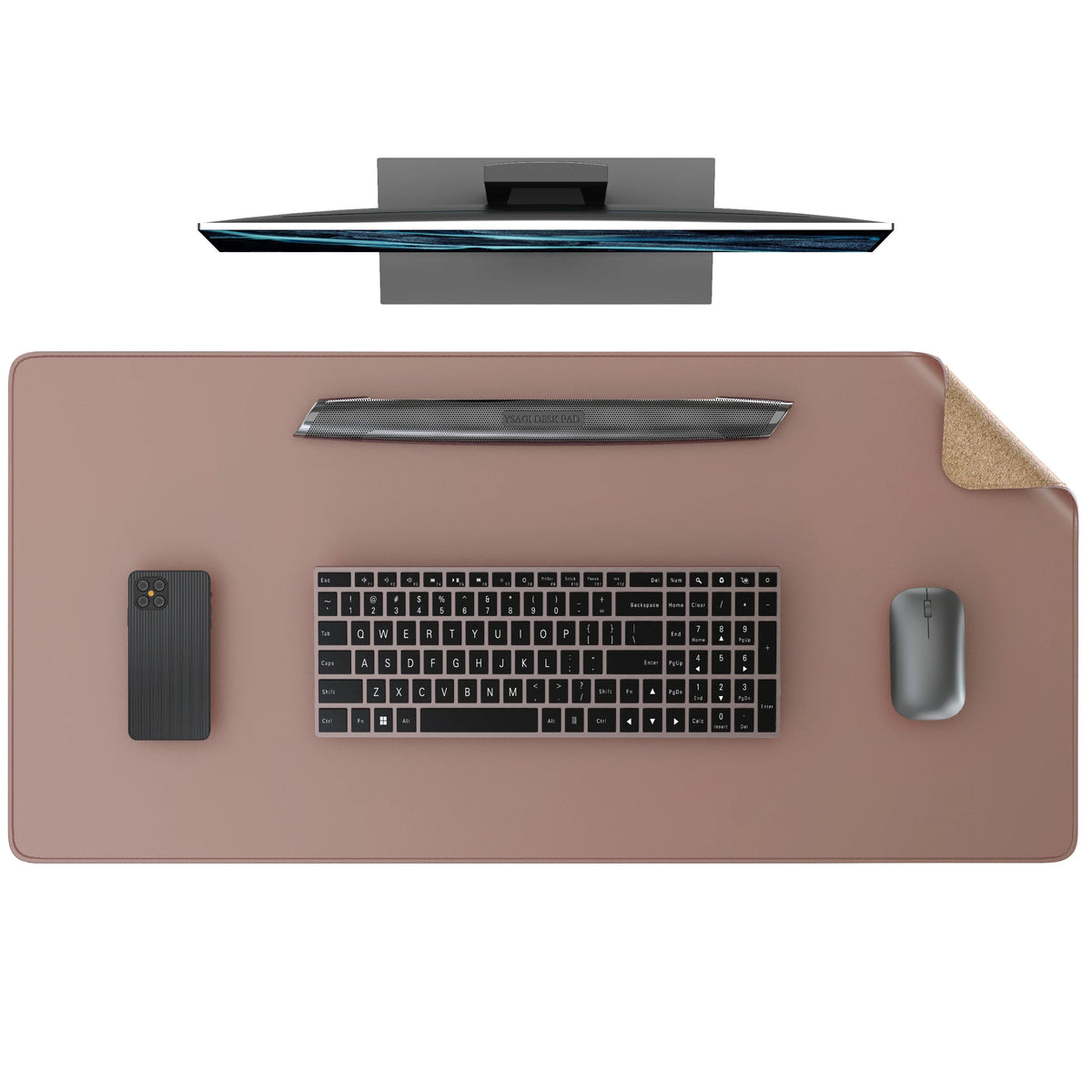 Deskoze Kork Reversible Cork & Leather Desk Mat by Deskoze, view 6