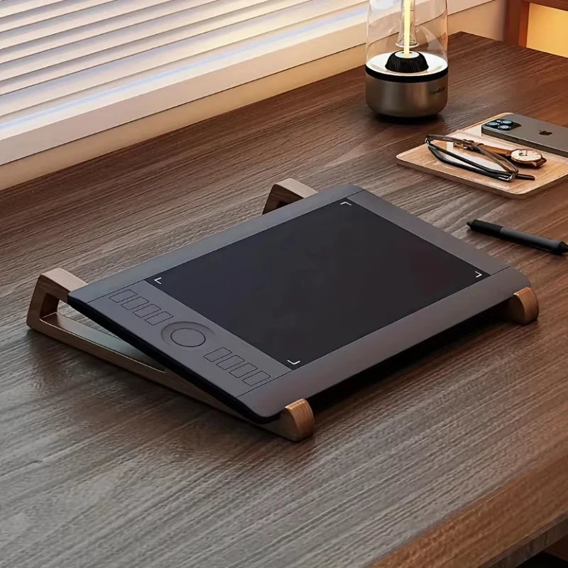 Deskoze Bris Walnut Folding Laptop Stand by Deskoze, view 3