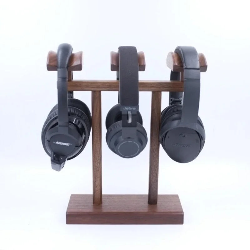 Deskoze Rekke Walnut Multi-Headphone Stand by Deskoze