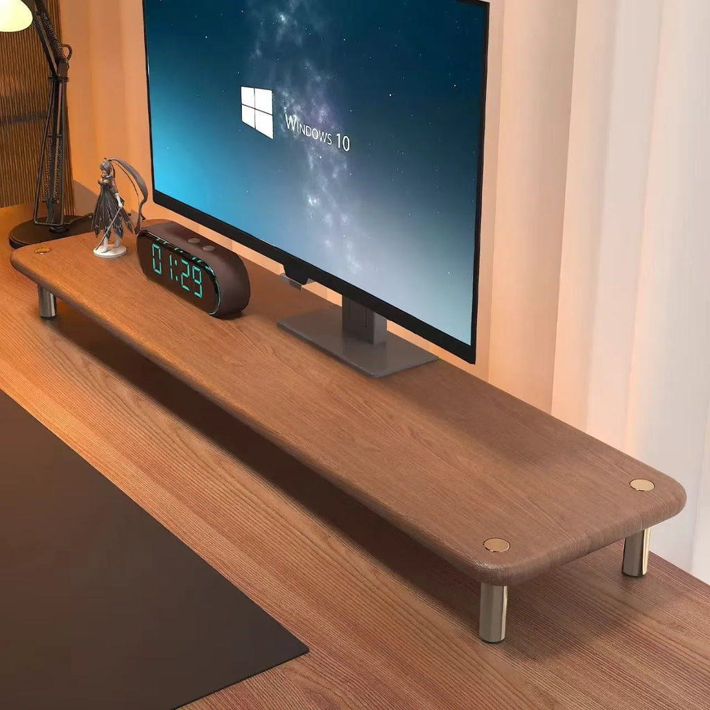 Deskoze Gnist Charging Wood Monitor Shelf by Deskoze, view 4