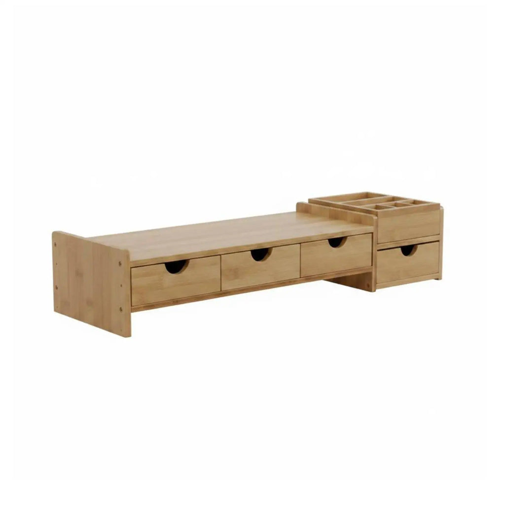 Deskoze Skuff Bamboo Drawer Monitor Riser by Deskoze, view 5
