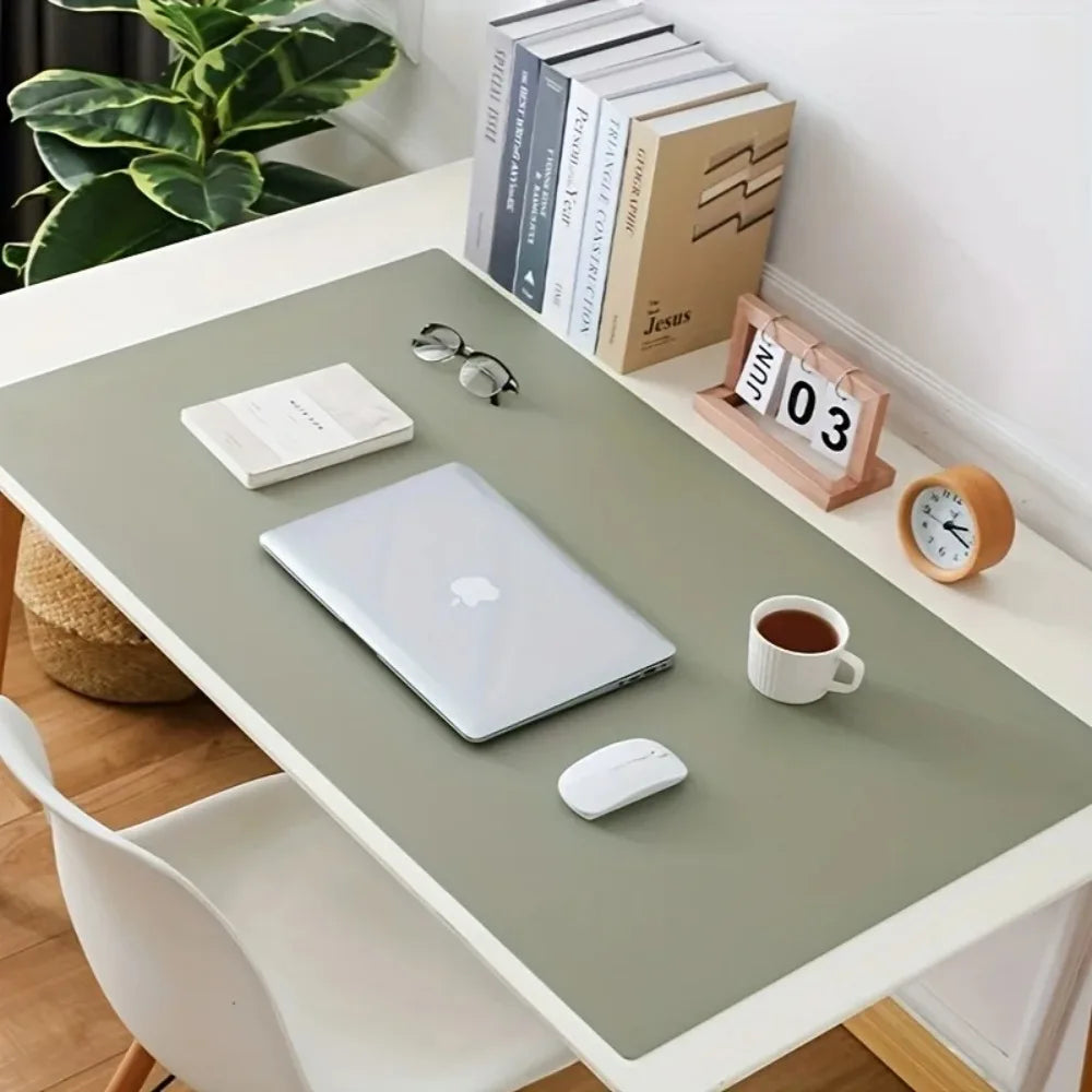 Deskoze Sand Vegan Leather Desk Mat by Deskoze, view 4