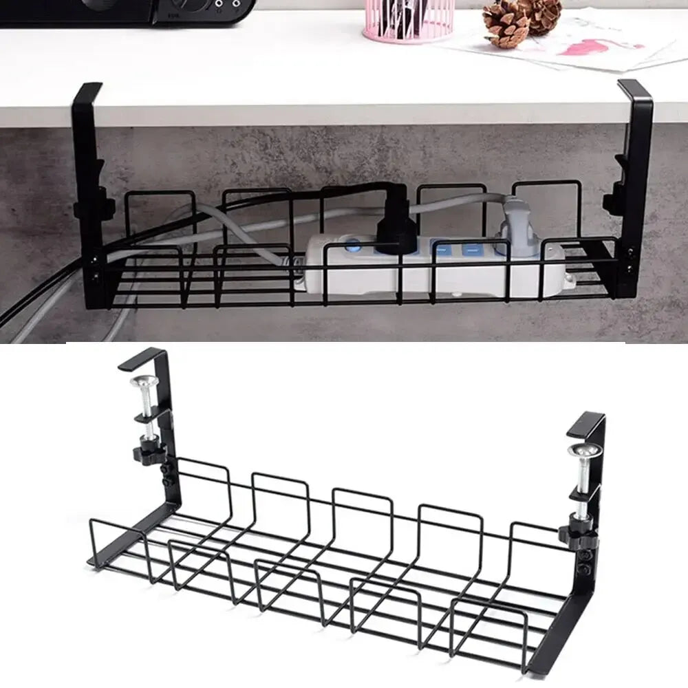 Deskoze Spor No-Drill Steel Cable Tray by Deskoze, view 2