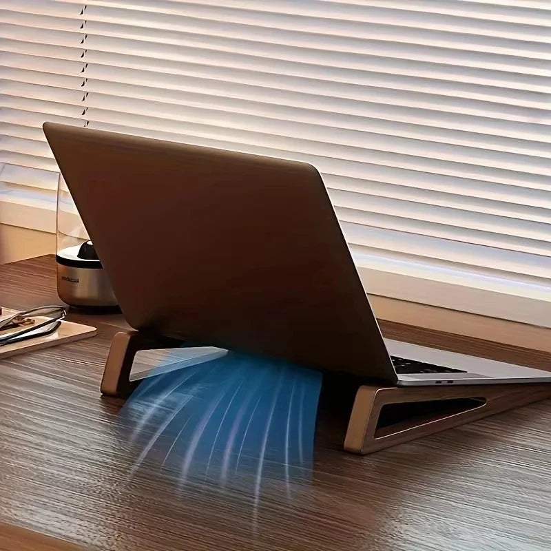 Deskoze Bris Walnut Folding Laptop Stand by Deskoze, view 4