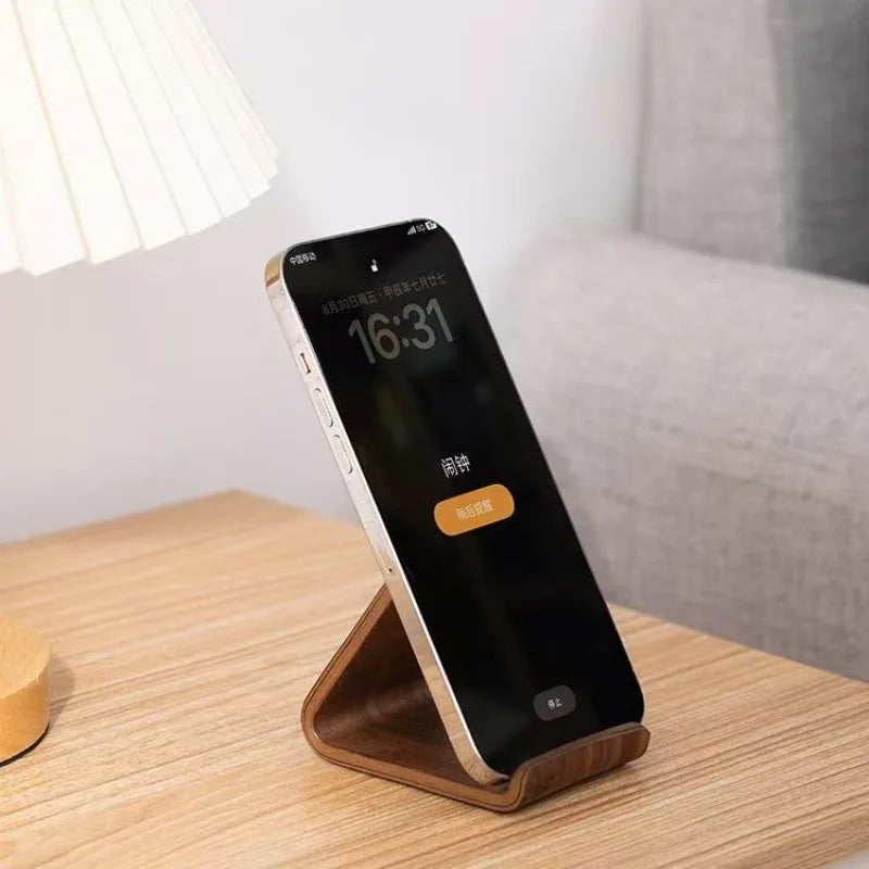 Deskoze Svai Bentwood Walnut Phone Stand by Deskoze, view 3