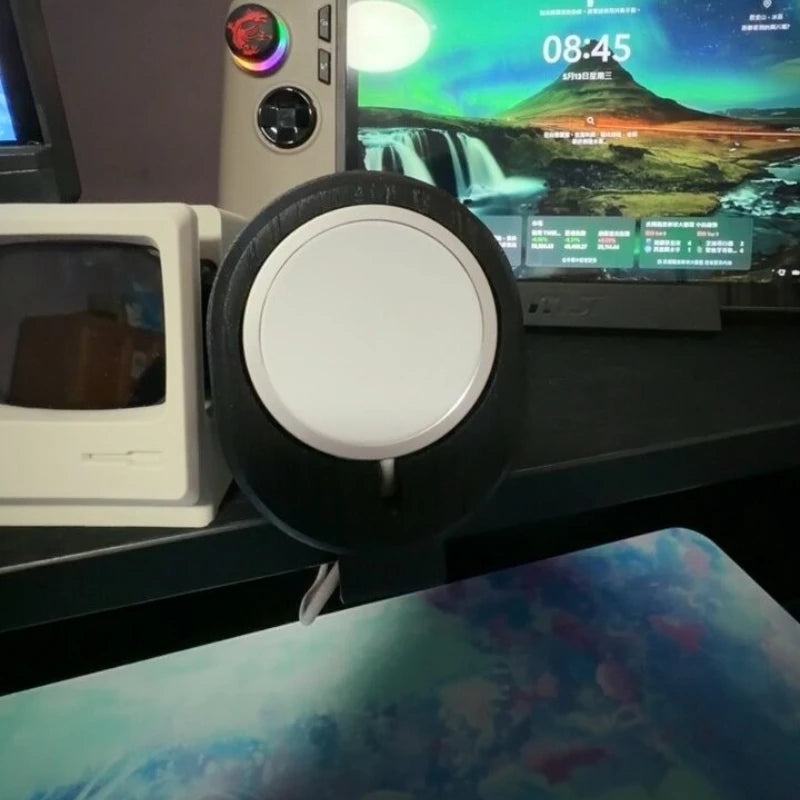 Deskoze Maane Walnut Magnetic Charger Stand by Deskoze, view 3