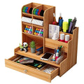Deskoze Arkiv Wooden Desk Organiser with Drawer by Deskoze