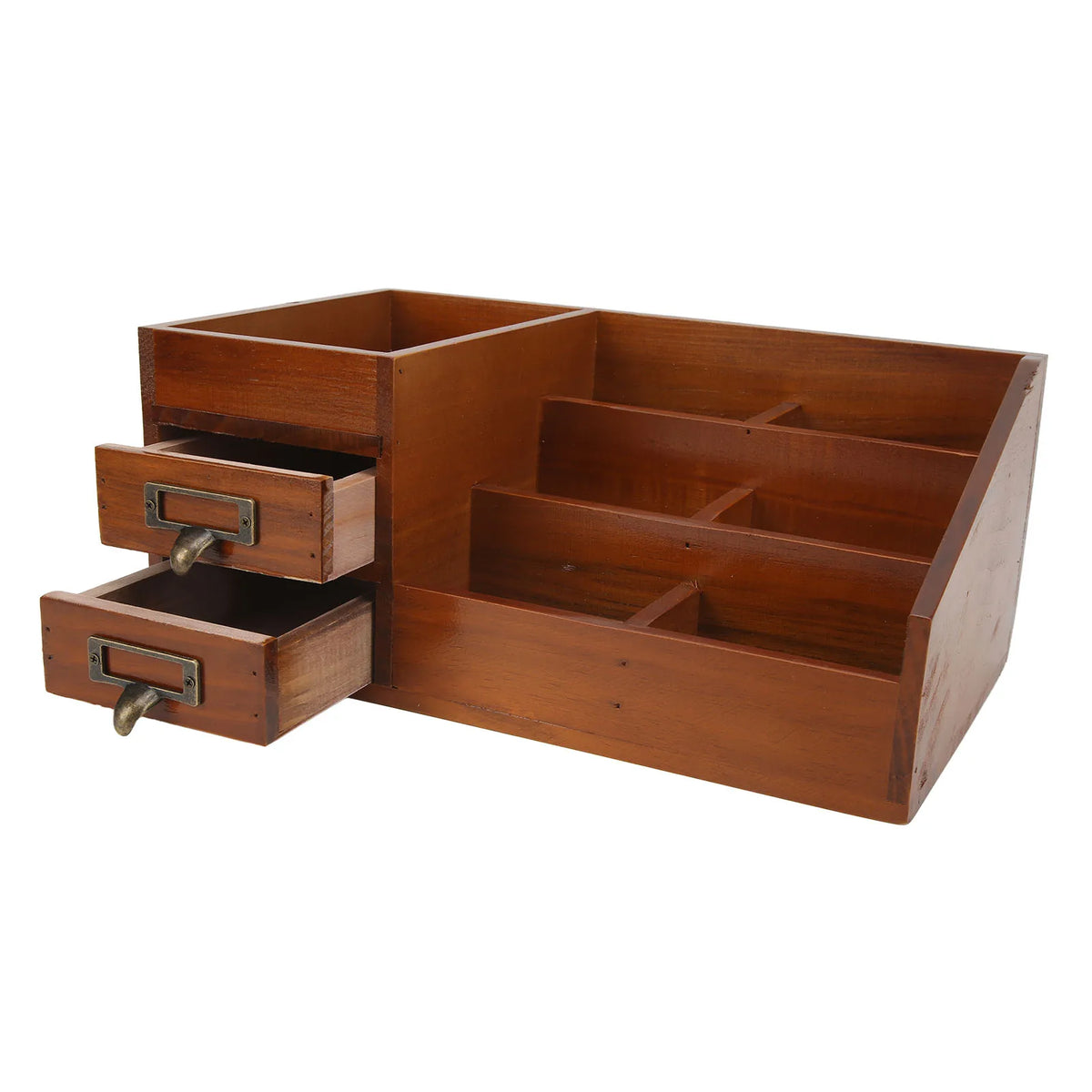 Deskoze Skap Vintage Wooden Desk Cabinet by Deskoze