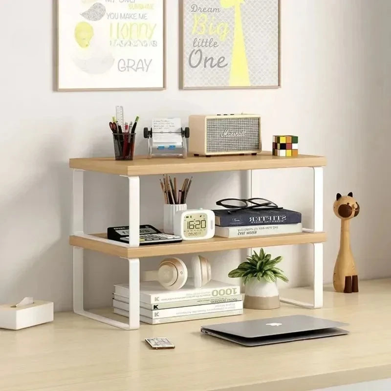 Deskoze Lys Steel-Leg Wood Monitor Riser by Deskoze, view 4