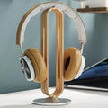 Deskoze Stav Bamboo & Aluminium Headphone Stand by Deskoze