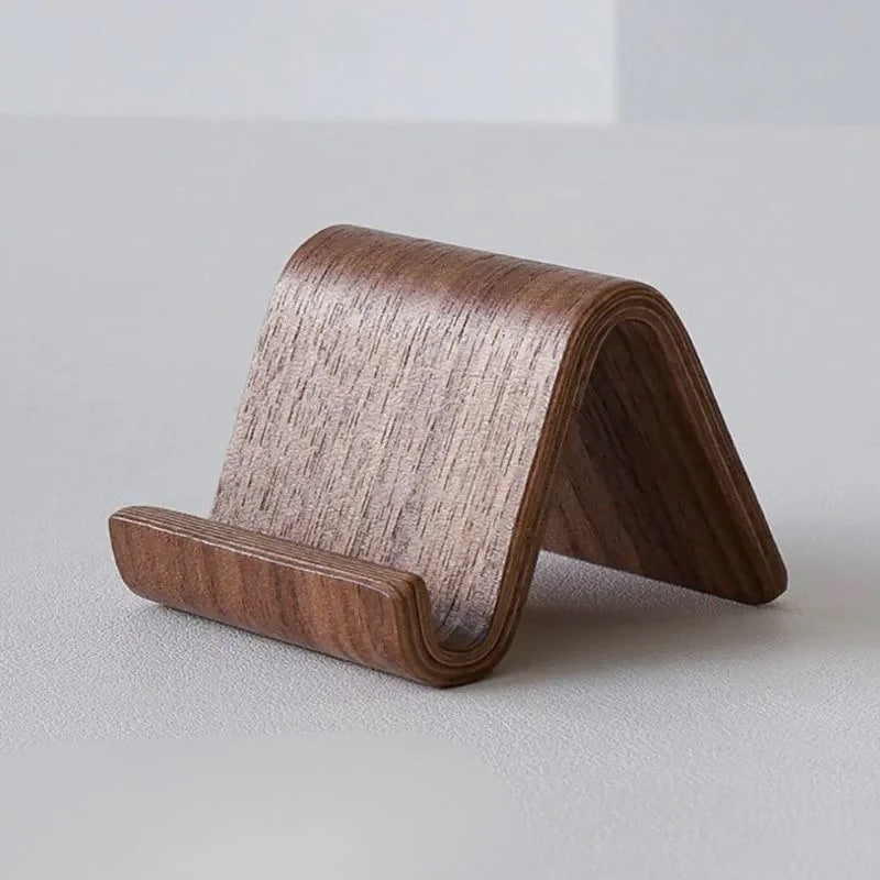 Deskoze Svai Bentwood Walnut Phone Stand by Deskoze, view 2