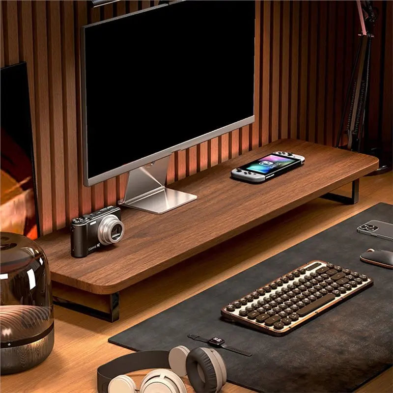 Deskoze Staal Steel-Leg Wood Monitor Riser by Deskoze, view 2