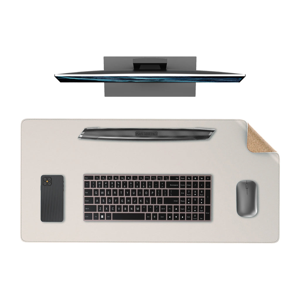 Deskoze Kork Reversible Cork & Leather Desk Mat by Deskoze, view 3