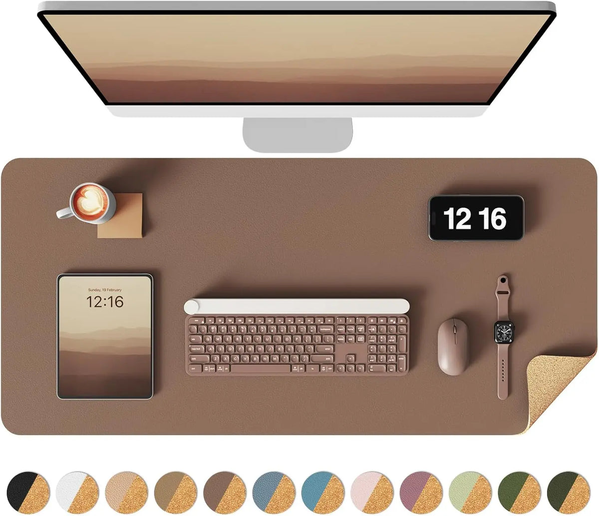 Deskoze Farge Two-Tone Reversible Desk Mat by Deskoze, view 3
