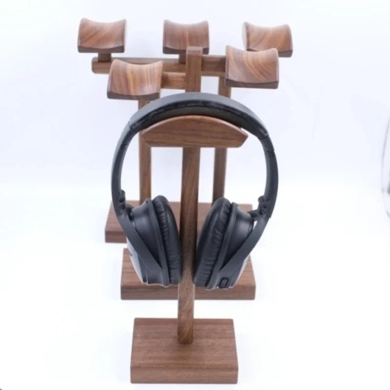 Deskoze Rekke Walnut Multi-Headphone Stand by Deskoze, view 3