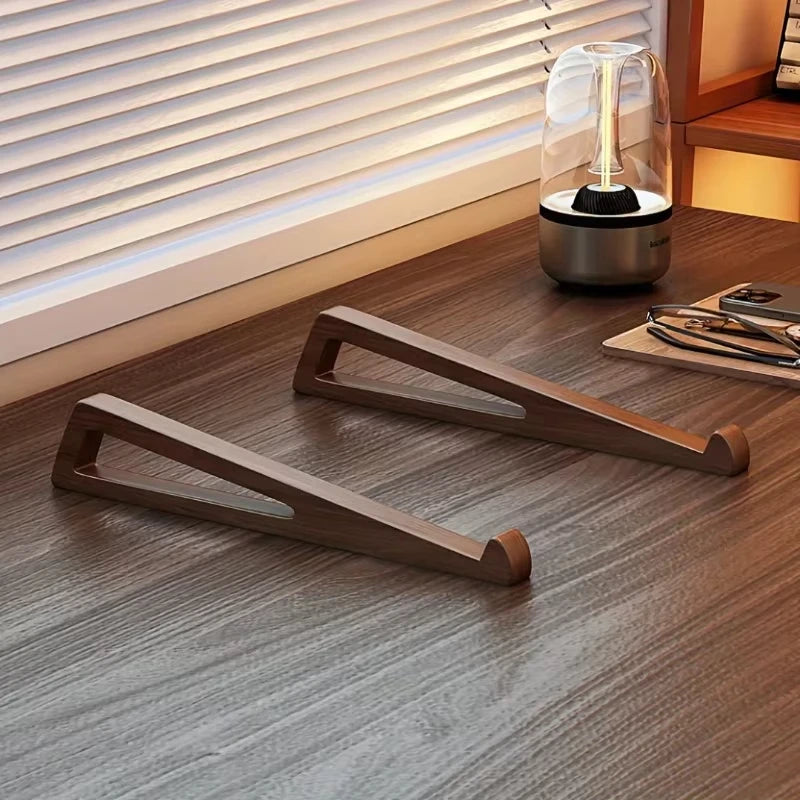 Deskoze Bris Walnut Folding Laptop Stand by Deskoze, view 5