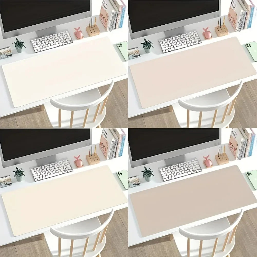 Deskoze Sand Vegan Leather Desk Mat by Deskoze, view 3