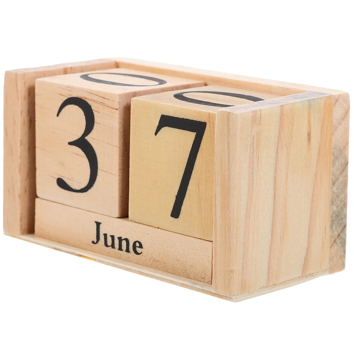 Deskoze Dag Wooden Block Calendar by Deskoze