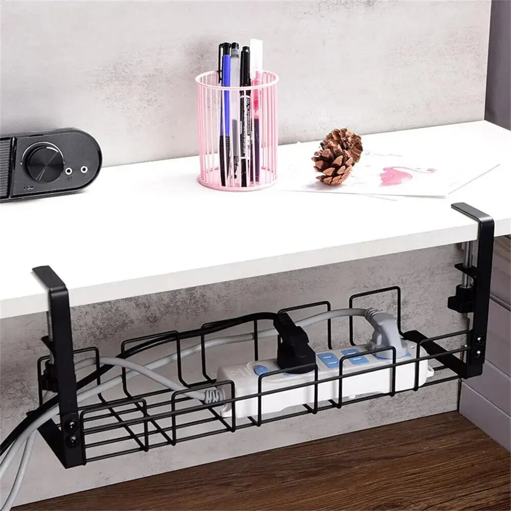 Deskoze Spor No-Drill Steel Cable Tray by Deskoze, view 3