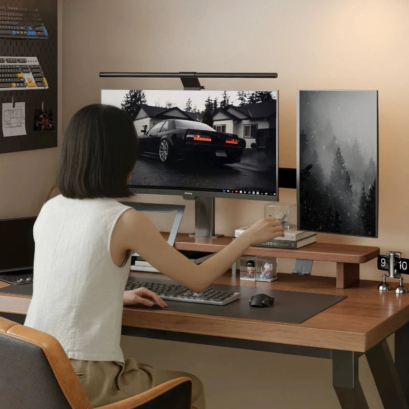 Deskoze Lag Modular Walnut Monitor Riser by Deskoze, view 3