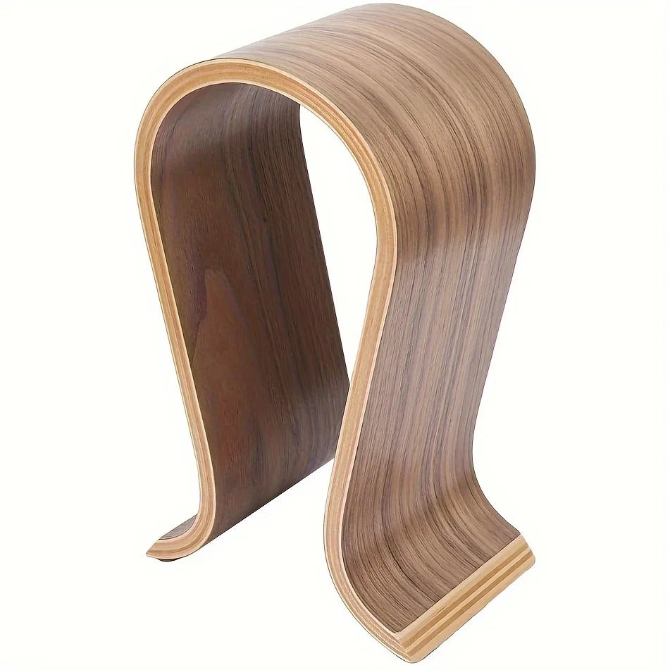 Deskoze Bue Bent Walnut Headphone Stand by Deskoze, view 3
