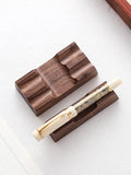 Deskoze Blekk Walnut Pen Rest by Deskoze