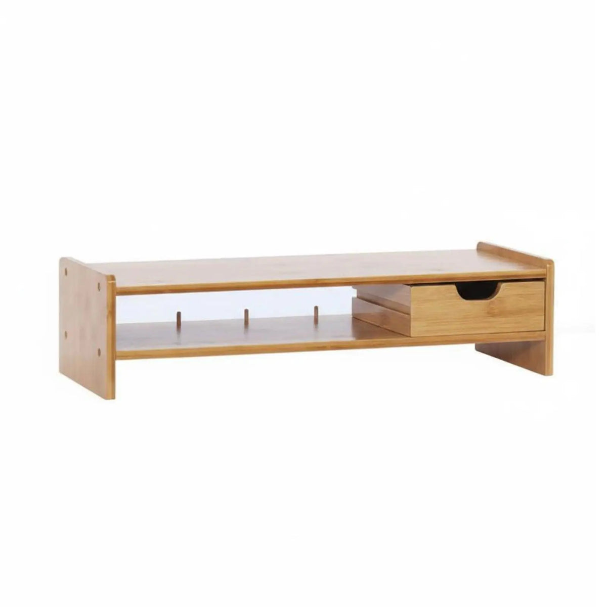 Deskoze Skuff Bamboo Drawer Monitor Riser by Deskoze, view 2