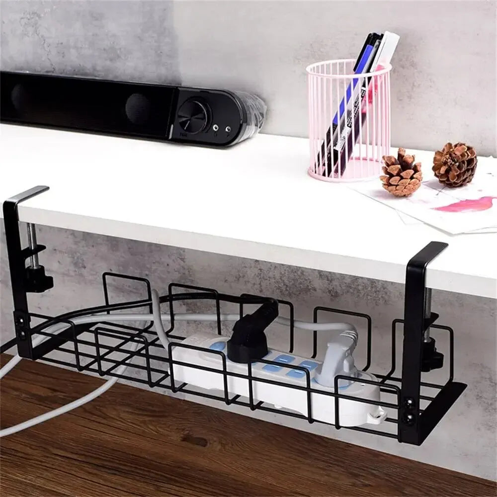 Deskoze Spor No-Drill Steel Cable Tray by Deskoze, view 4