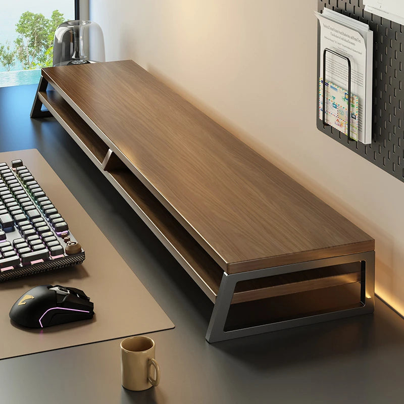 Deskoze Eik Two-Tier Long Monitor Shelf by Deskoze, view 2