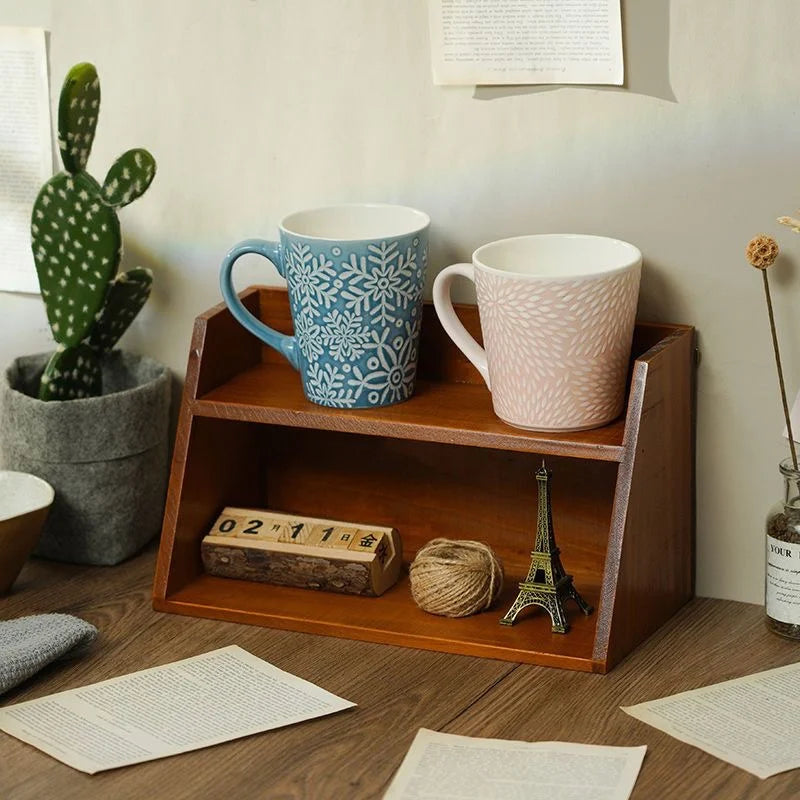 Deskoze Hylle Solid Wood Desktop Shelf by Deskoze, view 4