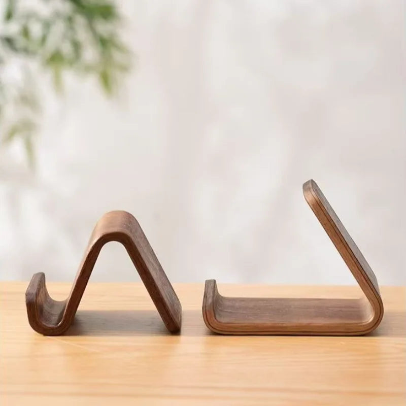 Deskoze Svai Bentwood Walnut Phone Stand by Deskoze, view 5