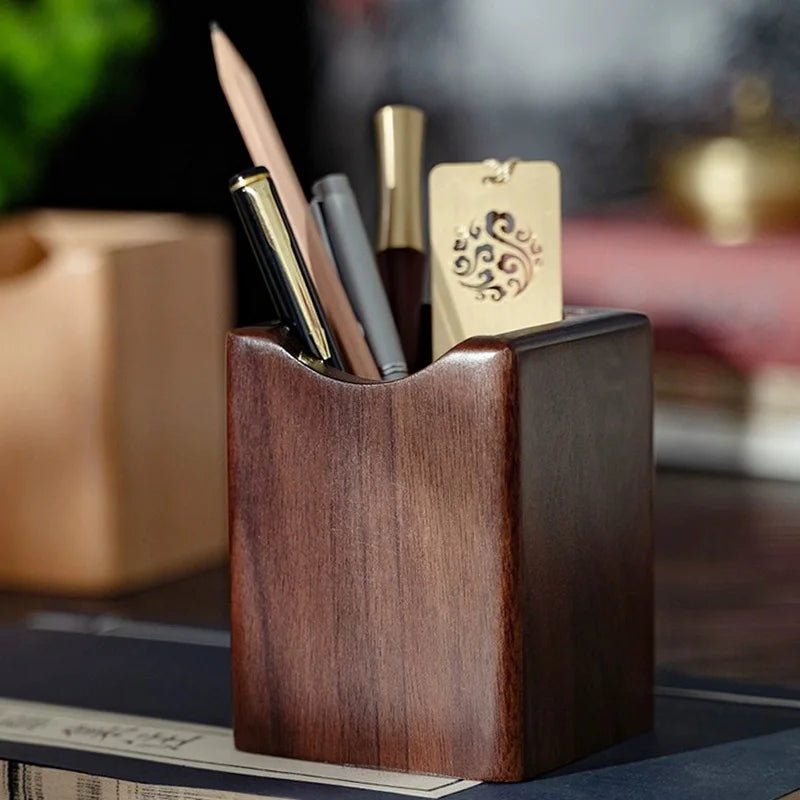 Deskoze Kopp Walnut Pen Cup by Deskoze