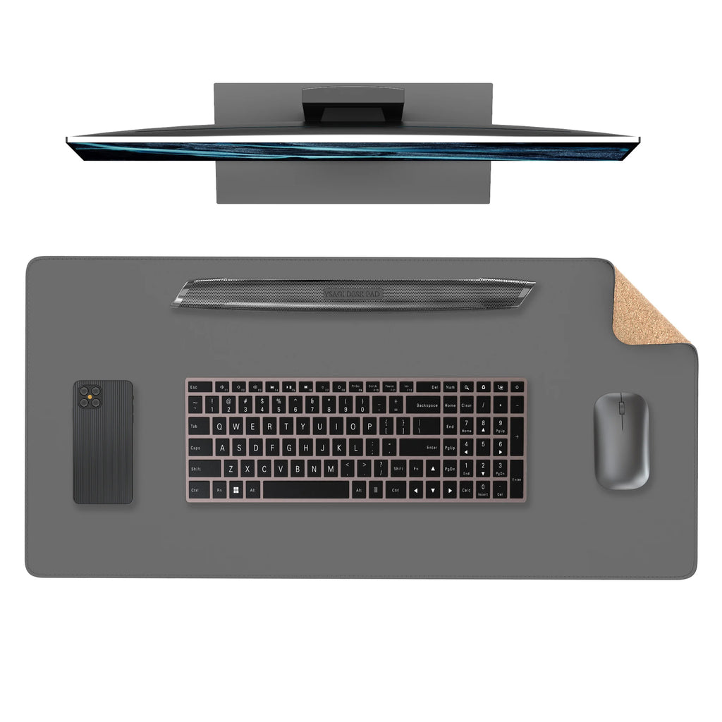 Deskoze Kork Reversible Cork & Leather Desk Mat by Deskoze, view 5